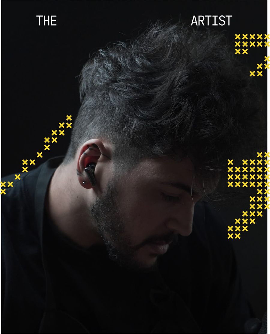 Pieza para redes de presentación de artista de Tuétano
